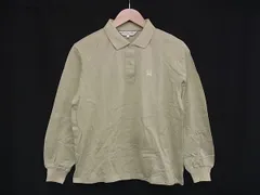 ■極美品■ ChristianDior クリスチャンディオール コットン100％ 長袖 ポロシャツ トップス サイズ L 洋服 ライトグリーン系 DM1480のサムネイル