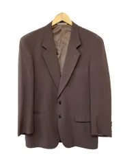 GIVENCHY (ジバンシィ) テーラードジャケット 絹100％ M ブラウン メンズ/025のサムネイル