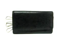 LOUIS VUITTON ルイヴィトン M63822 エピ ミュルティクレ4 4連 キーケース 鍵入れ ノワール ブラック系 DM0632