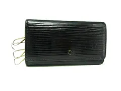 LOUIS VUITTON ルイヴィトン M63822 エピ ミュルティクレ4 4連 キーケース 鍵入れ ノワール ブラック系 DM0634