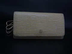 LOUIS VUITTON ルイヴィトン M6382J エピ ミュルティクレ4 4連 キーケース 鍵入れ レディース メンズ アイボリー系 DM0638