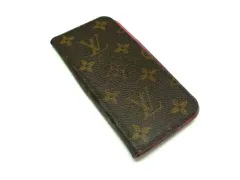 LOUIS VUITTON ルイヴィトン M61906 モノグラム iPhone 7/8/SE(第2世代) 対応 手帳型 アイフォン スマホケース ブラウン系 DM0679
