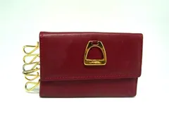 LANCEL ランセル レザー 6連キーケース 鍵入れ レディース メンズ ボルドー系 DM0729のサムネイル