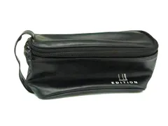 dunhill ダンヒル レザー ポーチ 小物入れ マルチケース メンズ ブラック系 DM0744