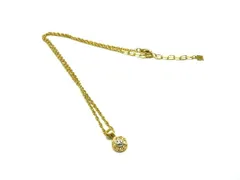 NINA RICCI ニナリッチ ラインストーン ネックレス ペンダント アクセサリー レディース ゴールド系 DM0848