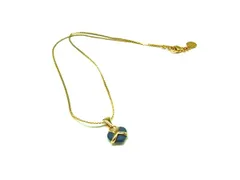 WEDGWOOD ウェッジウッド ジャスパー ハートモチーフ ネックレス ペンダント アクセサリー ゴールド系×ブルー系 DM0847