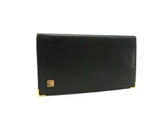 dunhill ダンヒル レザー 二つ折り 長財布 ウォレット 札入れ カード入れ メンズ ブラック系 DM0415