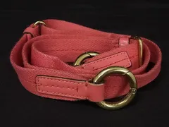 COACH コーチ キャンバス バッグ用 クロスボディ ショルダーストラップ 斜め掛け レディース コーラルピンク系 DM3121