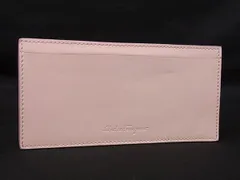 ■美品■ Salvatore Ferragamo フェラガモ レザー カードケース カード入れ レディース ピンク系 DM3361