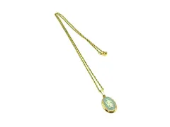 WEDGWOOD ウェッジウッド ジャスパー カメオ ネックレス ペンダント アクセサリー レディース ブルー系×ゴールド系 DM0474