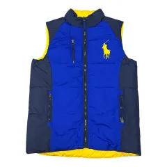 (即納) ポロラルフローレン リバーシブル ダウン ベスト (14-16)