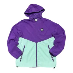 (即配) adidas アディダス PURPLE パープル ミント色 カラー バイカラー ウィンドブレーカー