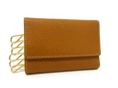■美品■ LANVIN ランバン レザー 6連 キーケース 鍵入れ メンズ レディース ブラウン系 DM3862のサムネイル