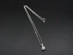 ■美品■ SWAROVSKI スワロフスキー ラインストーン ネックレス ペンダント アクセサリー レディース シルバー系 DM0533