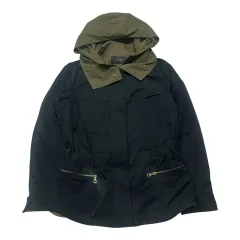 (ババエ) TIME ウィメンズ ネイビー ダブル マウンテンパーカー ジャケット