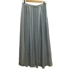 theory luxe(セオリーリュクス) ロングスカート サイズ40 M レディース - 03-1107314 ライトブルー ストライプ/2021SS/ウエストゴム