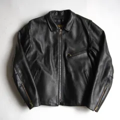 【美品】 VANSON 【ENF エンフィールド シングルライダースジャケット】40 レザー USA製 バンソン 26030228