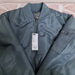 M 新品 GU x アンダーカバー MA-1 パイロットジャンパー リバーシブル ダウン