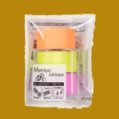 ヤマト 付箋 メモックロールテープ 3巻入 カッター付き NORK-25CH-6AO