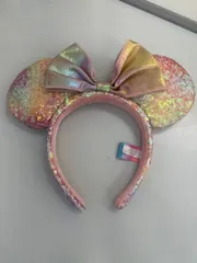 ★ディズニーランド カチューシャ ミニーちゃん 40周年 スパンコール
