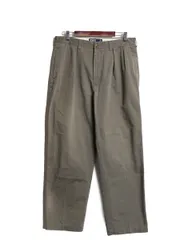 【お得なクーポン配布中!】 90s ポロ ラルフローレン コットン チノ パンツ メンズ 34 30 オールド スラックス チノパン ストレート ツータック ポロチノ ボトムス 灰