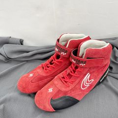 FIA公認レーシングシューズ［黒桃 21.5cm］シルバーストーン 