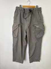 R00430｜CMF｜カーゴパンツ｜Cargo Pants｜Gray グレー｜メンズXL｜コットンナイロン｜イージーパンツ｜ウエストゴム｜ミリタリー｜ワイドシルエット｜ストリート｜アウトドア｜Y2K｜90S｜古着｜アメカジ｜USA古着｜ヴィンテージ