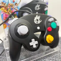 【フルメンテナンス】GC ゲームキューブコントローラー 黒色 スマブラブラック 化粧箱付き b