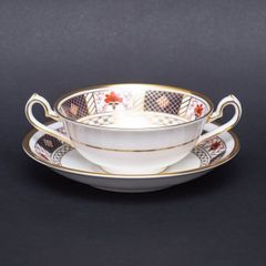 美品・未使用品】スポード『フルール ド リス レッド』 スープカップ