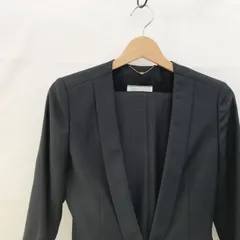 BEIGE, ベイジ フォーマル ビジネススーツ パンツスーツ ジャケット タックワイドパンツ　 2 ネイビー オンワード樫山 日本製 レディース ファッション _232021のサムネイル