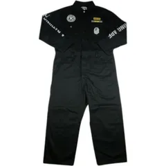 Size【L】 A BATHING APE ア ベイシング エイプ ALL IN ONE BLACK  つなぎ 黒 【新古品・未使用品】 20838157のサムネイル