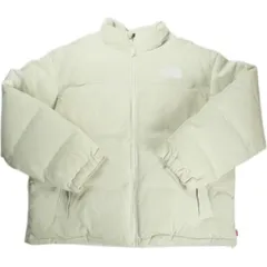 Size【XL】 SUPREME シュプリーム ×THE NORTH FACE 23AW Suede Nuptse Jacket Stone ダウンジャケット 白 【中古品-良い】 20827366
