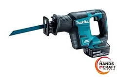 ☆makita マキタ　18V 充電式レシプロソー JR188DRGX 18V 6.0Ahバッテリ×2個・充電器・ケース付　未使用品のサムネイル