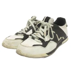 ディーゼル DIESEL スニーカー シューズ ローカット 黒 白 ブラック ホワイト 25.0cm