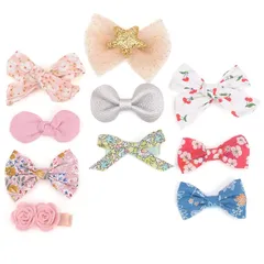 【新品】 BIANHUAN 赤ちゃん ヘアピン 子供 おしゃれ ベビー ヘアクリップ 前髪 ヘアアクセサリー キッズ 女の子 可愛い 髪飾り 子供 10点セット アクセサリー かわいい 髪留め 髪どめ かみどめ ベビークリップ ピン留め プレゼント ギフト 0