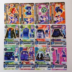 ⑩ 氷上すみれ 12枚セット スノープリンセスアップルクラウン アビサルシスターリボン フルートミステリーアクセ マジックミッドナイトハット アーミーファーブルゾン コズミックリブノースリーブ シルバーグリッターショーパン ほか／ アイカツ！ Aikatsu！