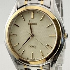 SEIKO セイコー ドルチェ 電波ソーラー チタン メンズ 稼働品 38mm