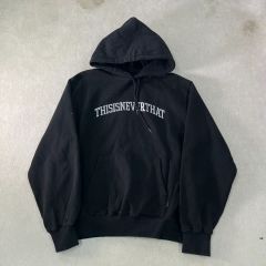 100 ディスイズネバーザット ビックロゴ フーディー