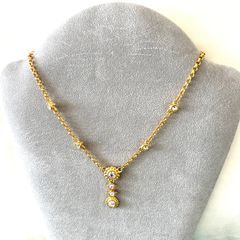 エレガント スワロフスキー Swarovski Emma Y ネックレス - メルカリ