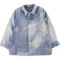 古着 HBT ヘリンボーンツイル ユーロワーク カバーオール メンズXXL相当 ヴィンテージ/eaa619441