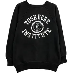 古着 70年代 チャンピオン Champion バータグ 3連プリント カレッジスウェットシャツ トレーナー USA製 レディースS相当/eaa621207