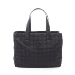 シャネル CHANEL トートバッグ ニュートラベルラインMM ブラック レザー ニュートラベルライントートMM レディース Used B
