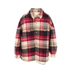 セリーヌ CELINE チェックシャツ ブルゾン 2W758347S ウール ウールオーバーシャツ レディース Used A