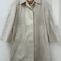 80～90s バーバリー ステンカラーコート レディース 白タグ ライナー