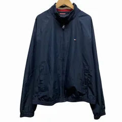 トミーヒルフィガー TOMMY HILFIGER ブルゾン ジャンパー 長袖 ロゴ 紺 ネイビー M