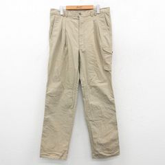 90s 白タグ エディーバウアー コットンチノ W36L32 白ベージュ 裾W