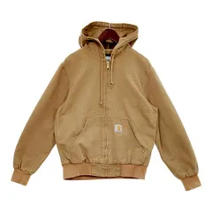 Carhartt カーハート アクティブジャケット ブルゾン パーカー ワーク ダック地 古着 メンズ Sサイズ ブラウン アウター DM18284■