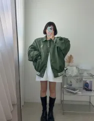 THE FIRST パリス パイロットジャンパー (カーキ) B33-201 ANTIQUE JAY THE SHOP