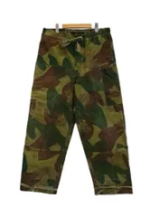 ミリタリー Military 50s 50's Belgian Army ベルギー軍 ブラッシュストロークカモオーバーパンツ 後期型 ヴィンテージ カーゴパンツ マルチカラー 3 101MB-900