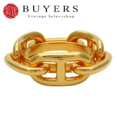 【中古】 エルメス スカーフリング レガート シェーヌダンクル メタル ゴールド メッキ GP アクセサリー レディース 女性 HERMES